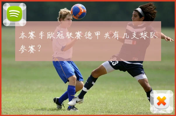 本赛季欧冠联赛德甲共有几支球队参赛？